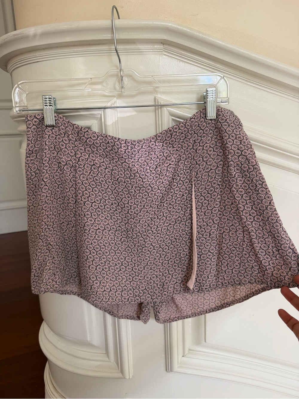 Sunday Best Mauve Floral-Print Skort
